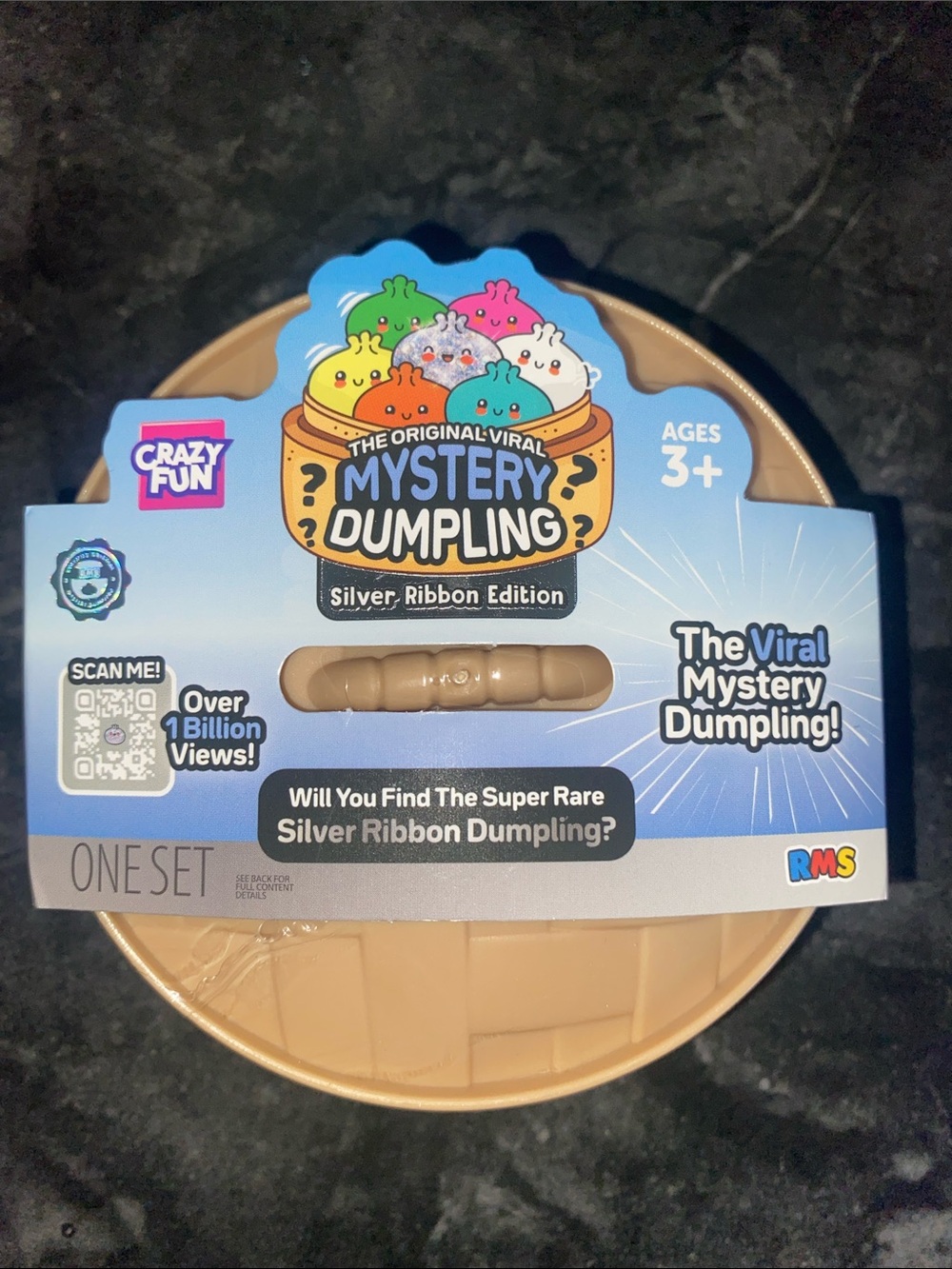 Crazy Fun, RMS The Original Viral Mystery Dumpling 🥟 Silver Ribbon Edition